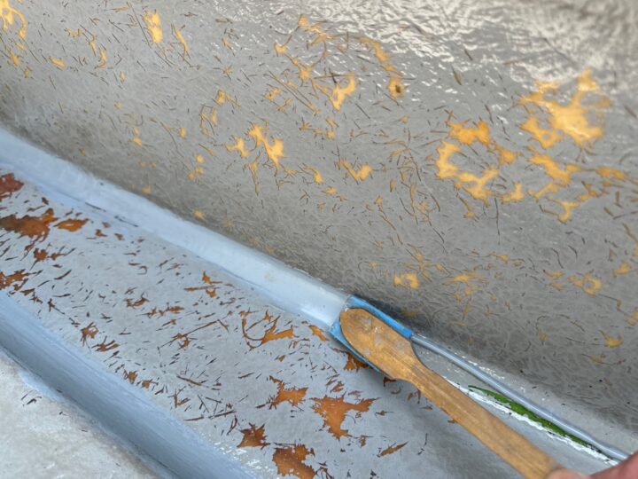 ベランダ防水 入隅シール